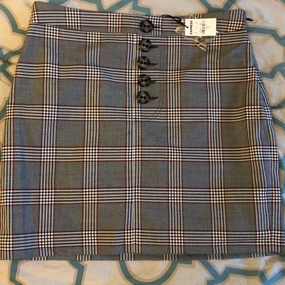 Express Dresses & Skirts - Express (new -this season- w tags) high waist mini